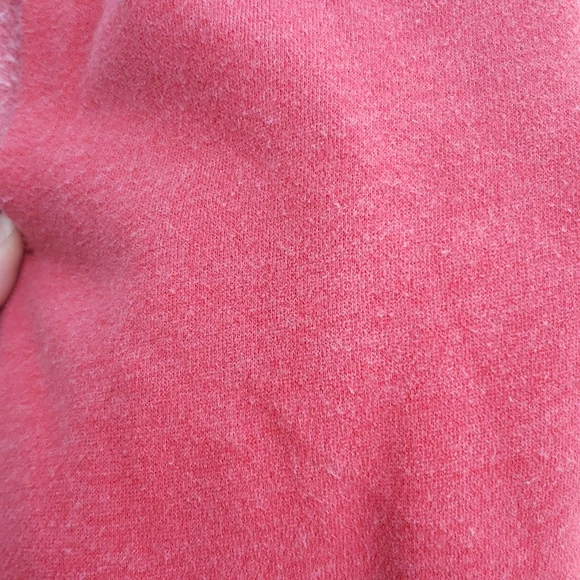 PINK V-neck Hoodie - Picture 6 of 6